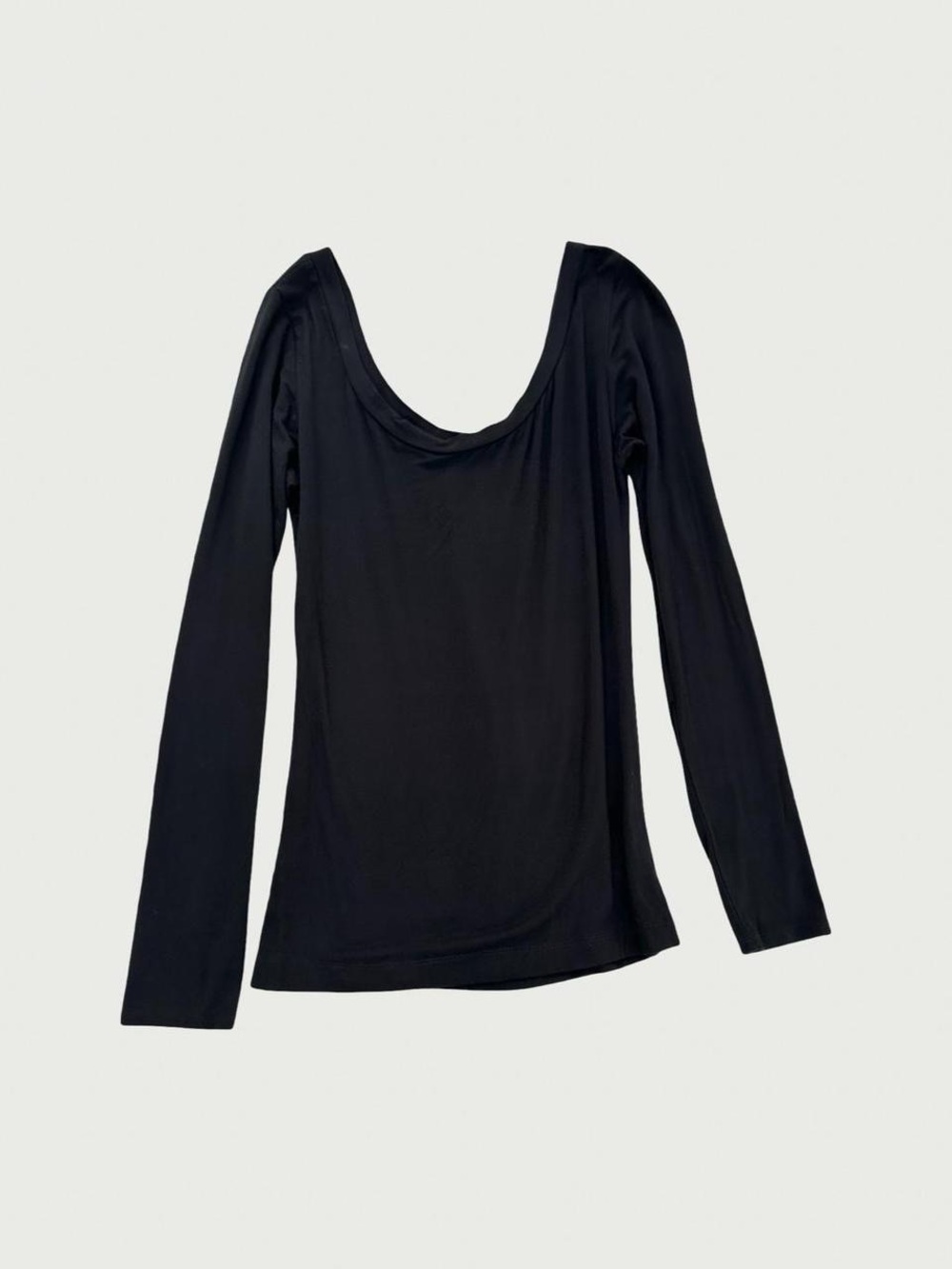 Long Sleeve Scoop Neck Top